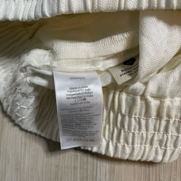 Madewell Embroidered Linen Pasadena Pull-On Shorts in Tropicale Floral L - Picture 7 of 9